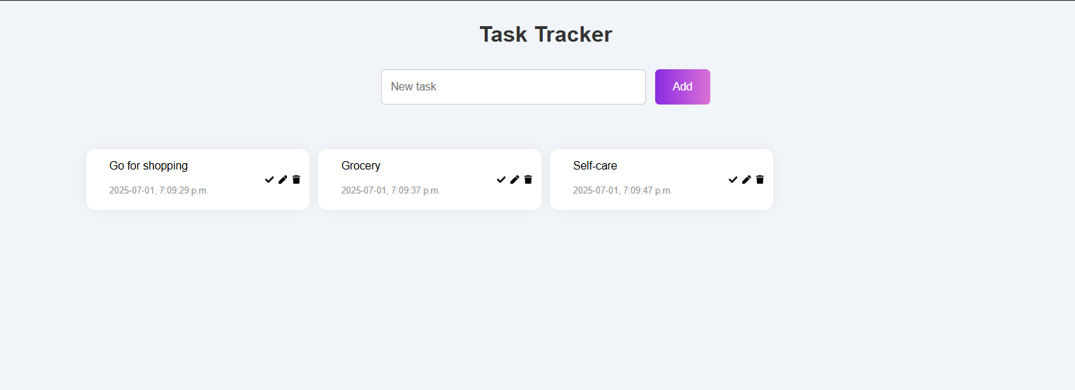 React Project Screenshot